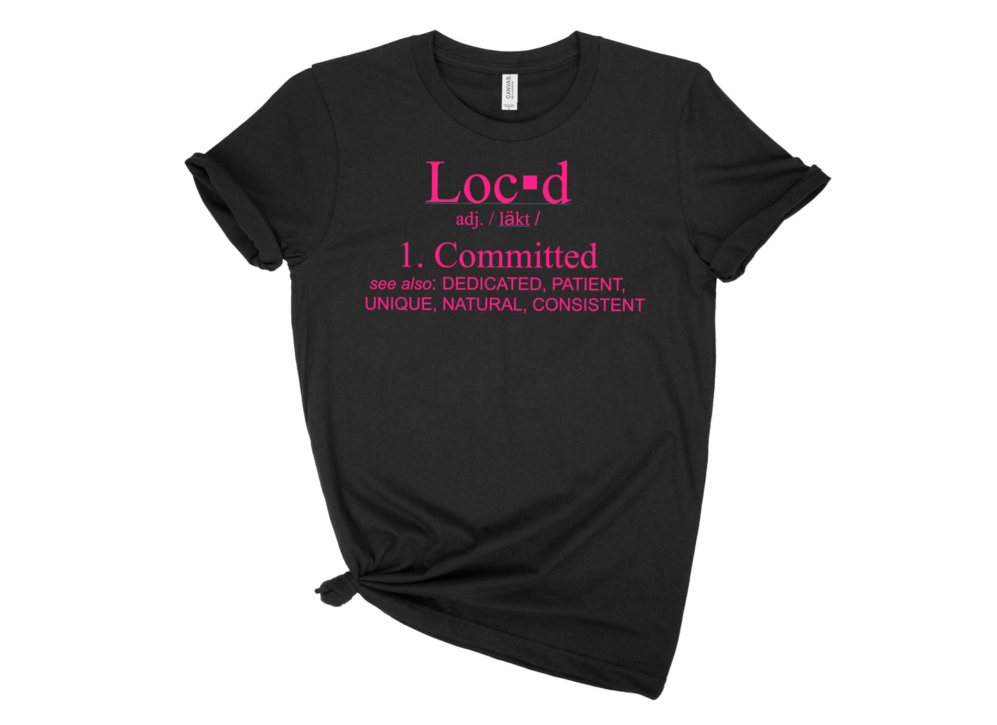Loc'd Tee-Pink