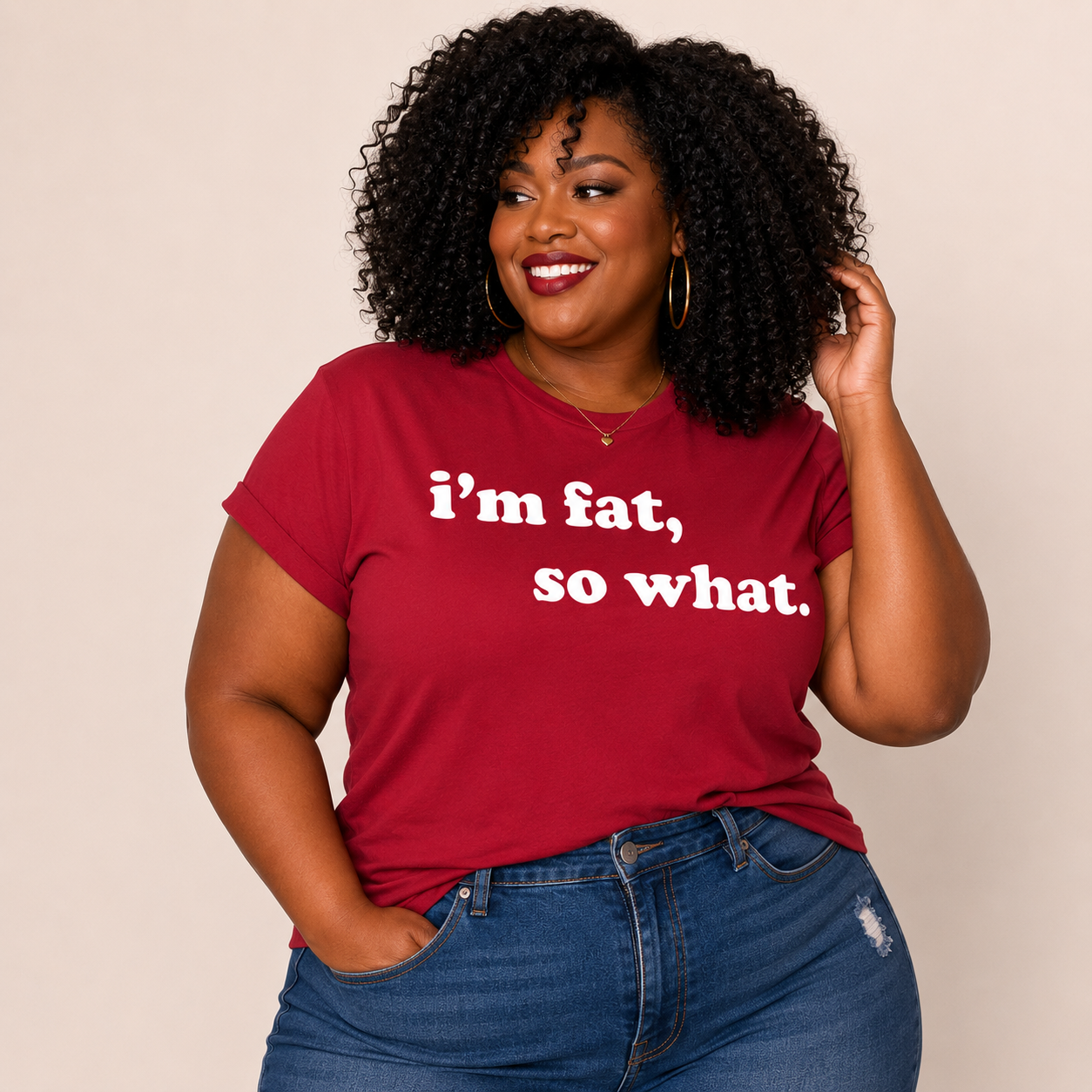 I'm fat so what/Red