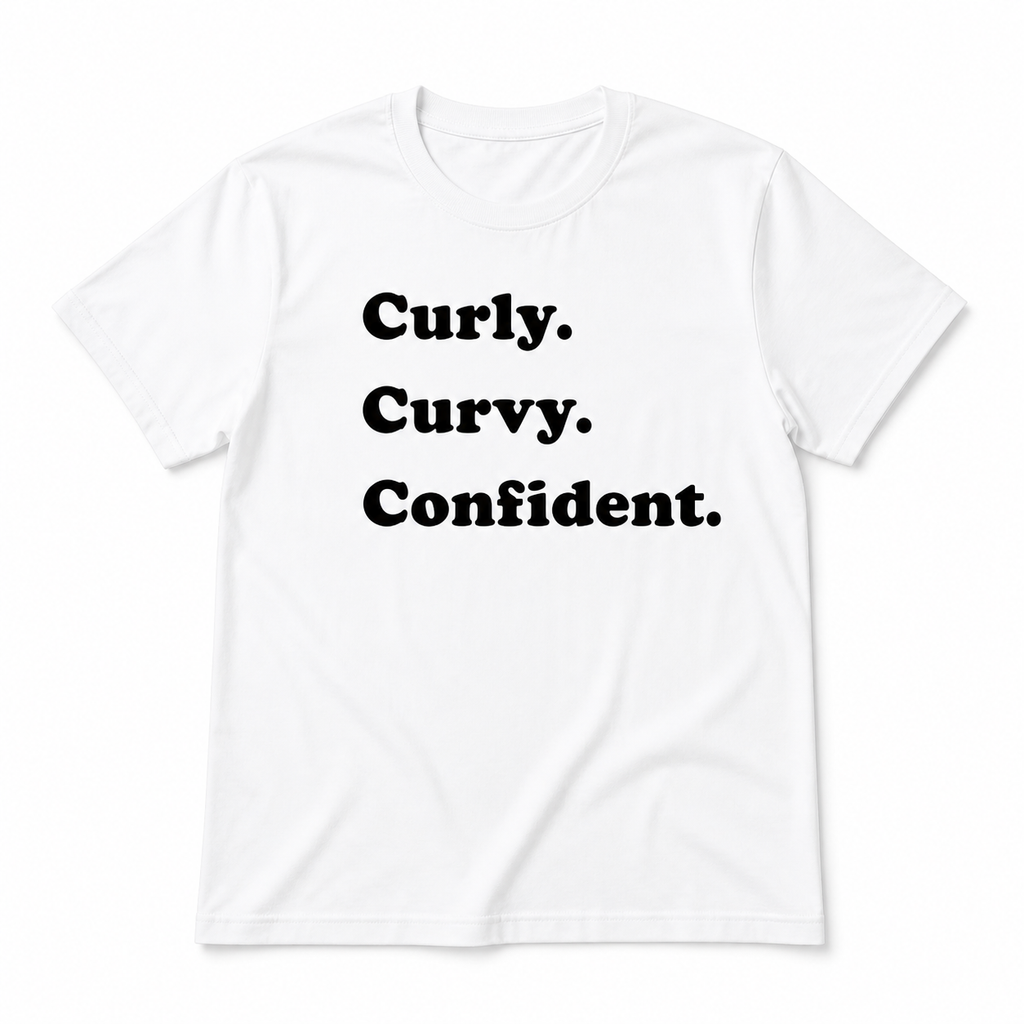 Curly Curvy/White