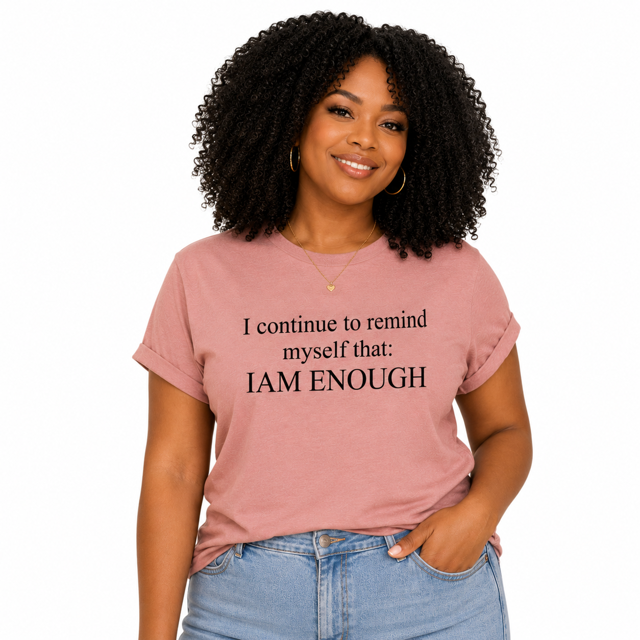 Iam enough/pink