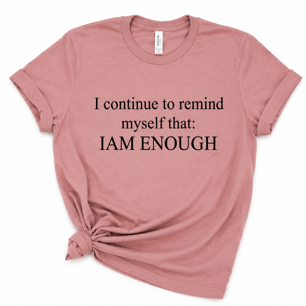 Iam enough/pink