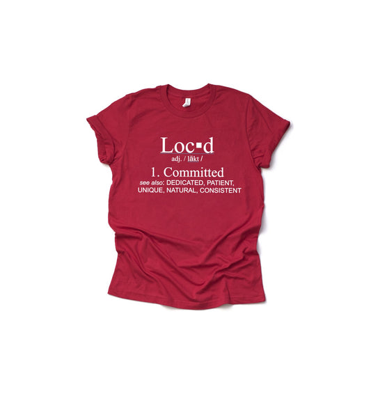 Loc'd - Red/White